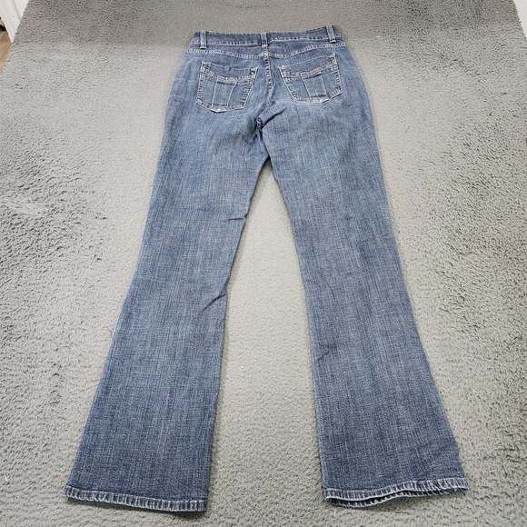 American Eagle Outfitters Jeans Womens 6 Blue Wash High Rise Bootcut Denim - Picture 6 of 7